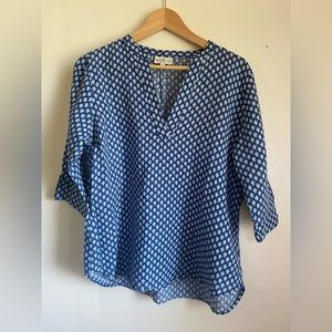 Grand&Green with love linen and cotton top Sz S